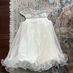 Marchesa Neiman Marcus for Target ivory beaded dress -kids